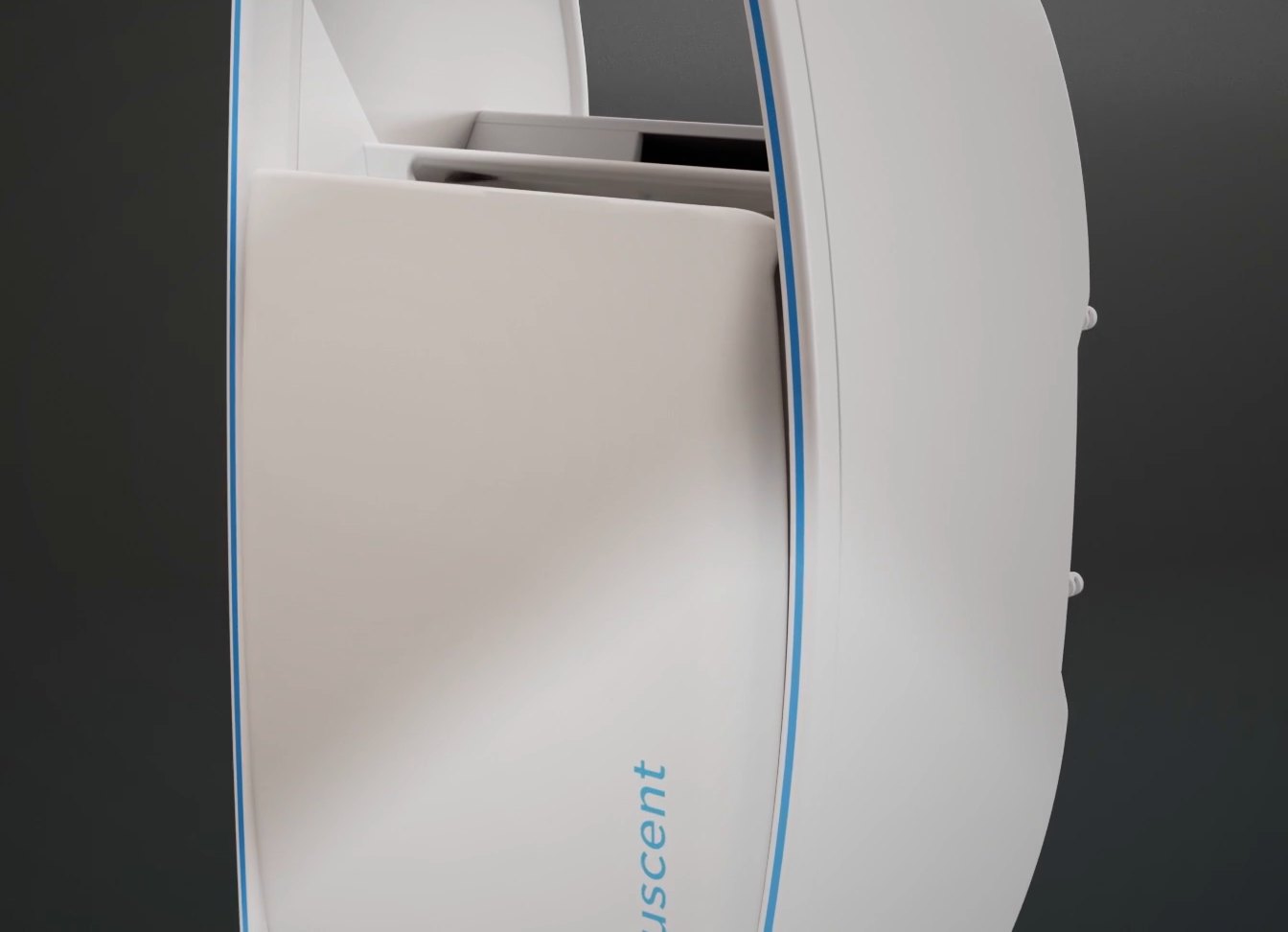 The Nebuscent unit shown at an angle against a dark background